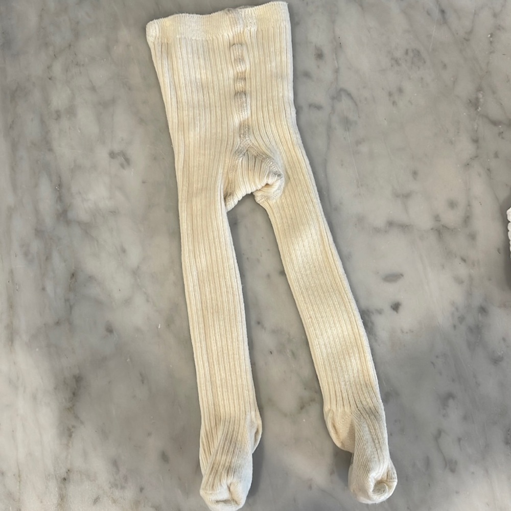 Bonpoint knit tights/ footed leggings